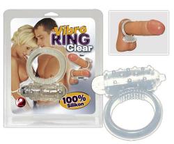 Vibro ring Clear Silicone 