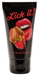 Lick-it Erdbeere, magusa maasikaga maitsestatud geel, 50 ml