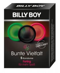 BILLY BOY “Sortiment” värvilised kondoomid 5tk