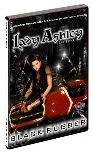 DVD: "Lady Ashley Black Rubber", fetish/latex