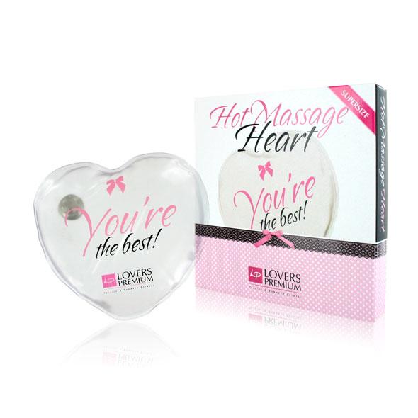  LoversPremium - Hot Massage Heart XL The Best, soojenev massaažisüda