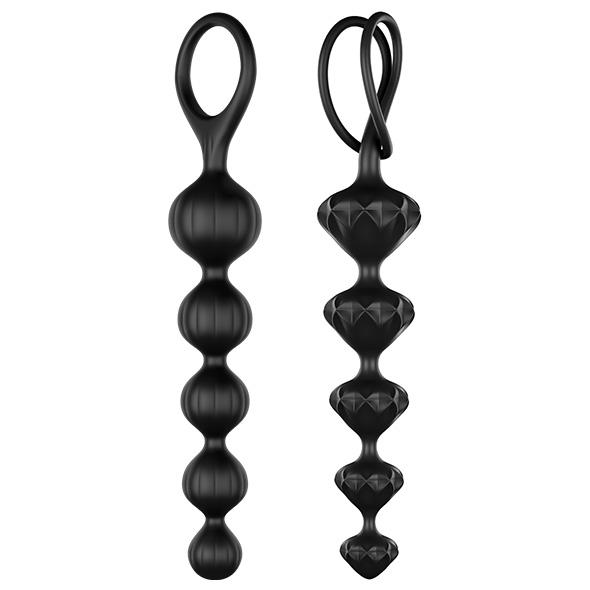 SATISFYER - LOVE BEADS SOFT SILICONE BLACK